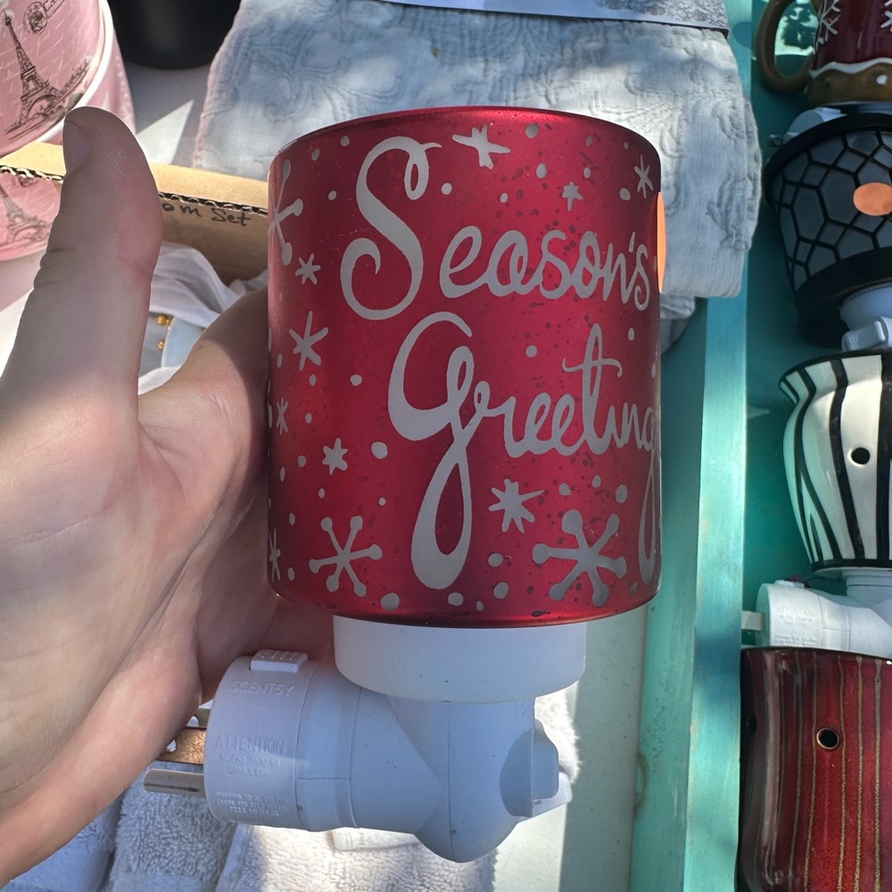 Christmas Scentsy wax melter